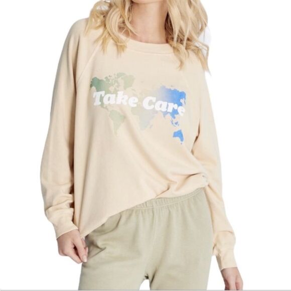 Wildfox Sommers Take Care Sweatshirt xs - Picture 3 of 10